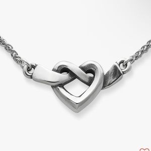 **SOLD** JAMES AVERY HEART KNOT NECKLACE**